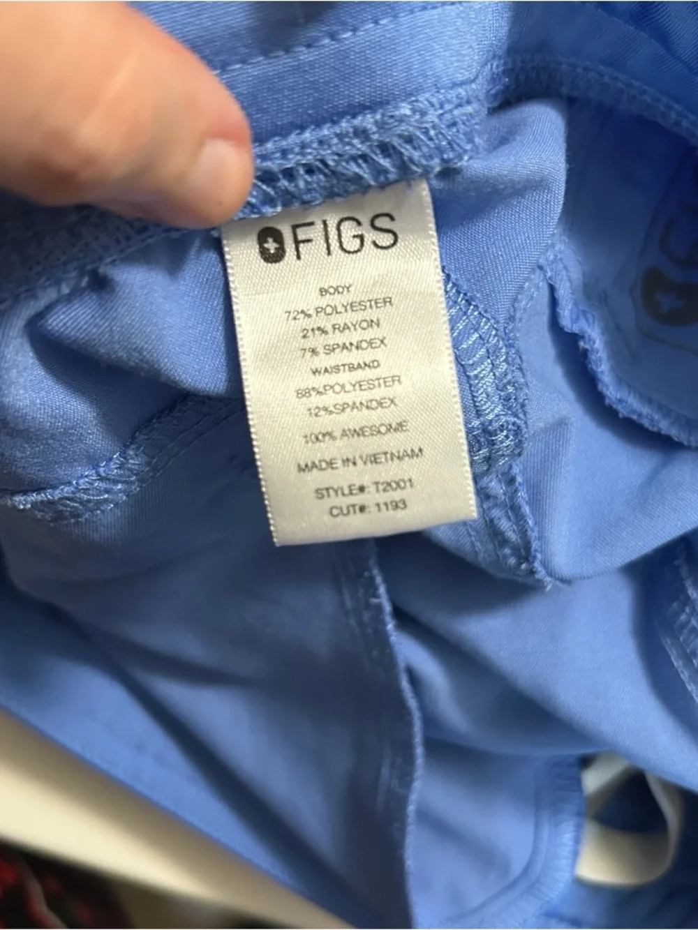 Figs Men’s Axim Scrub Pants Blue XS